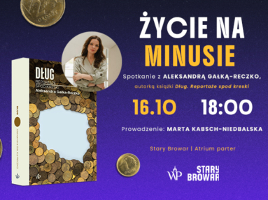 Życie na minusie. Spotkanie z Aleksandrą Gałką-Reczko w Poznaniu!